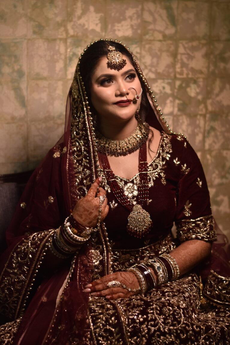 Pakistani look of indian muslim bride